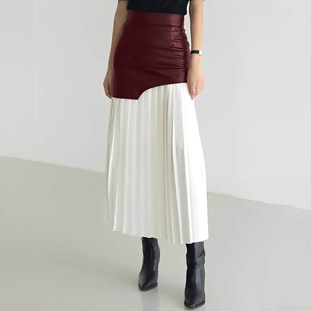 Venedita - Jupe maxi à coupe asymétrique