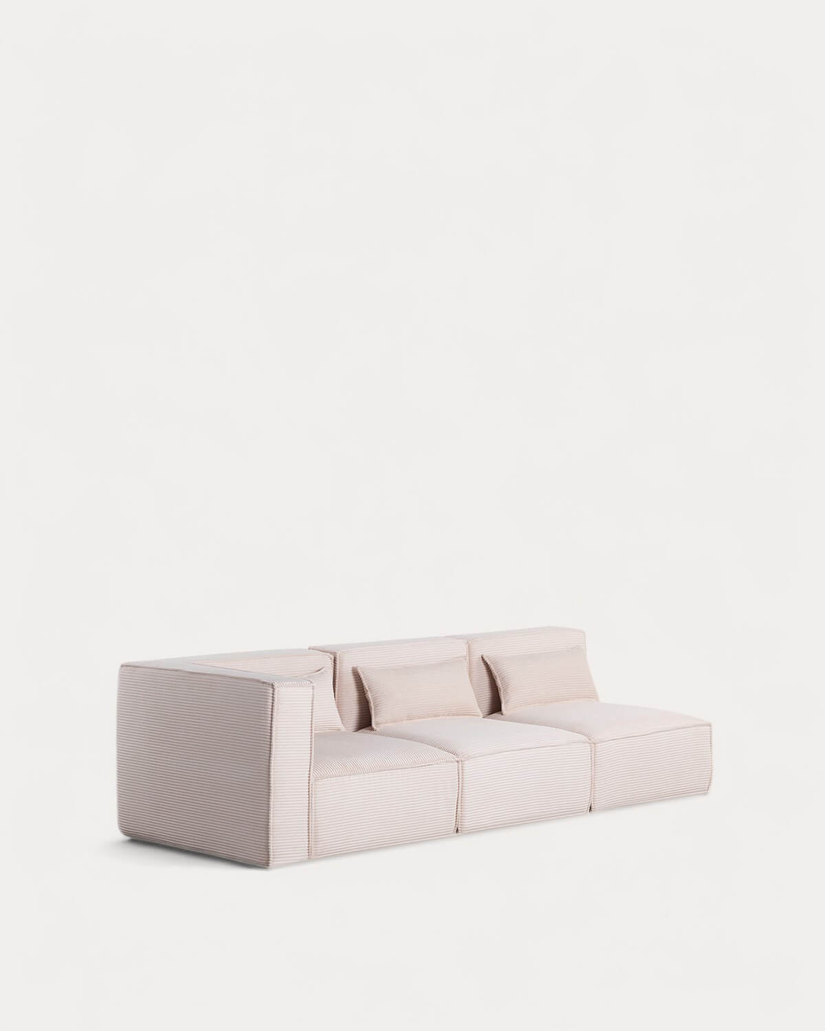 Kilhe Pana Gruesa - Sofá Modular de 3 Piezas Esquinero con 2 Sillones de Pana Gruesa Kilhe