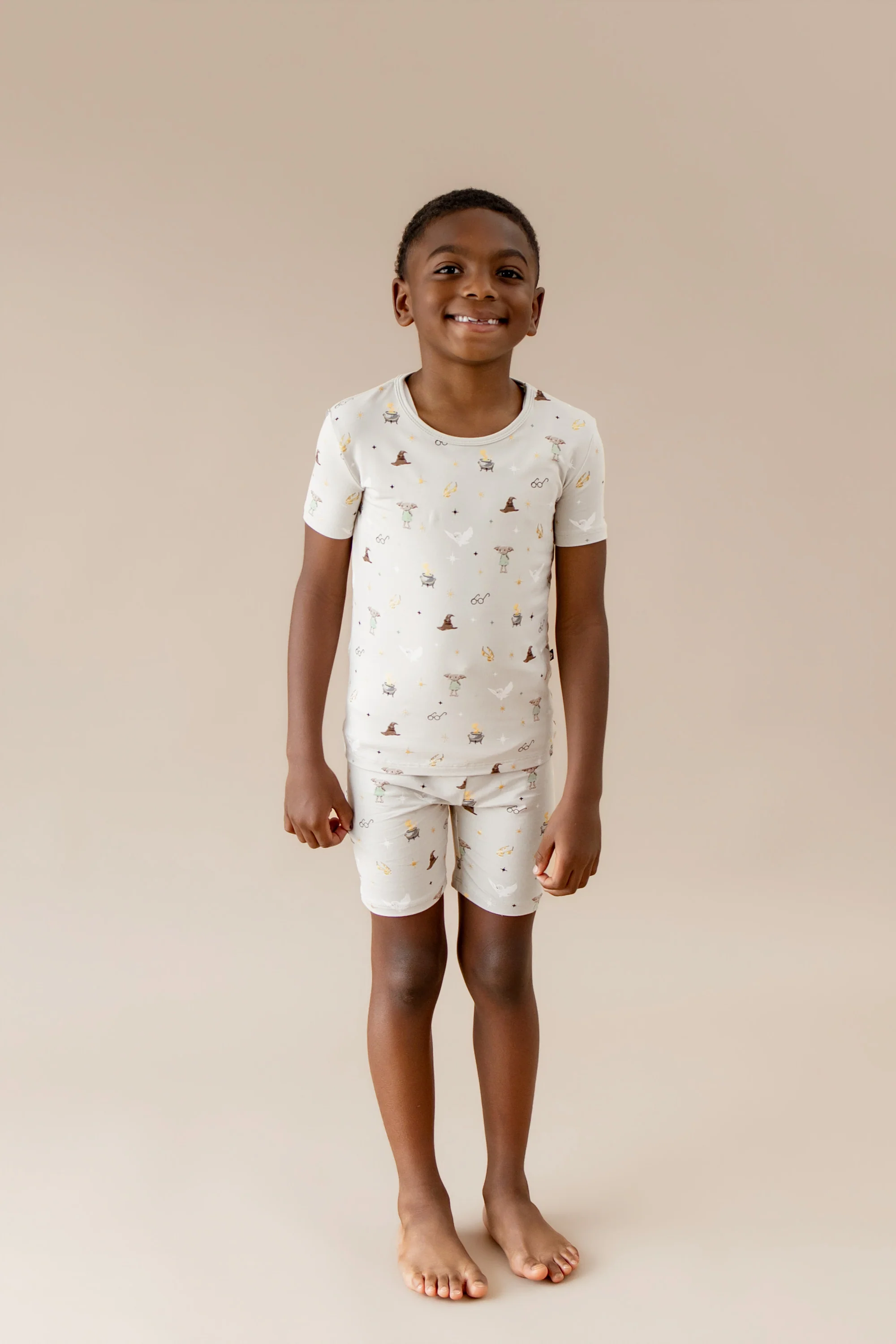 Short Sleeve Pajamas in Starry Icon