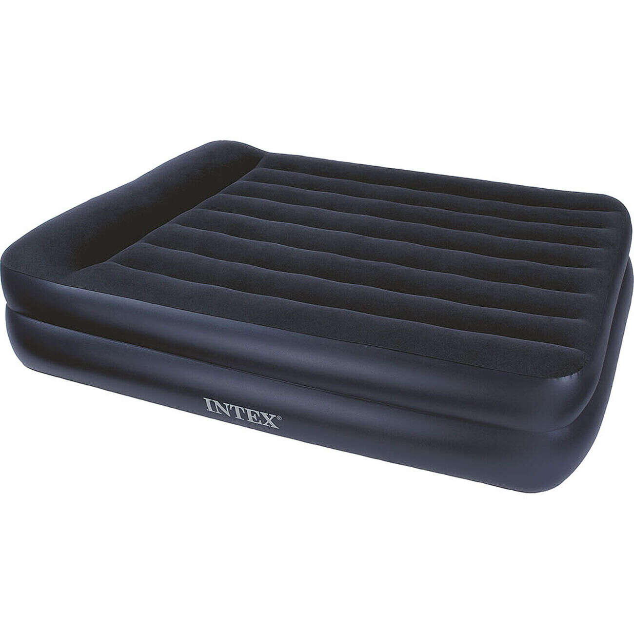 Matelas lit gonflable 2 personnes Intex bleu marine 203x152xH42cm