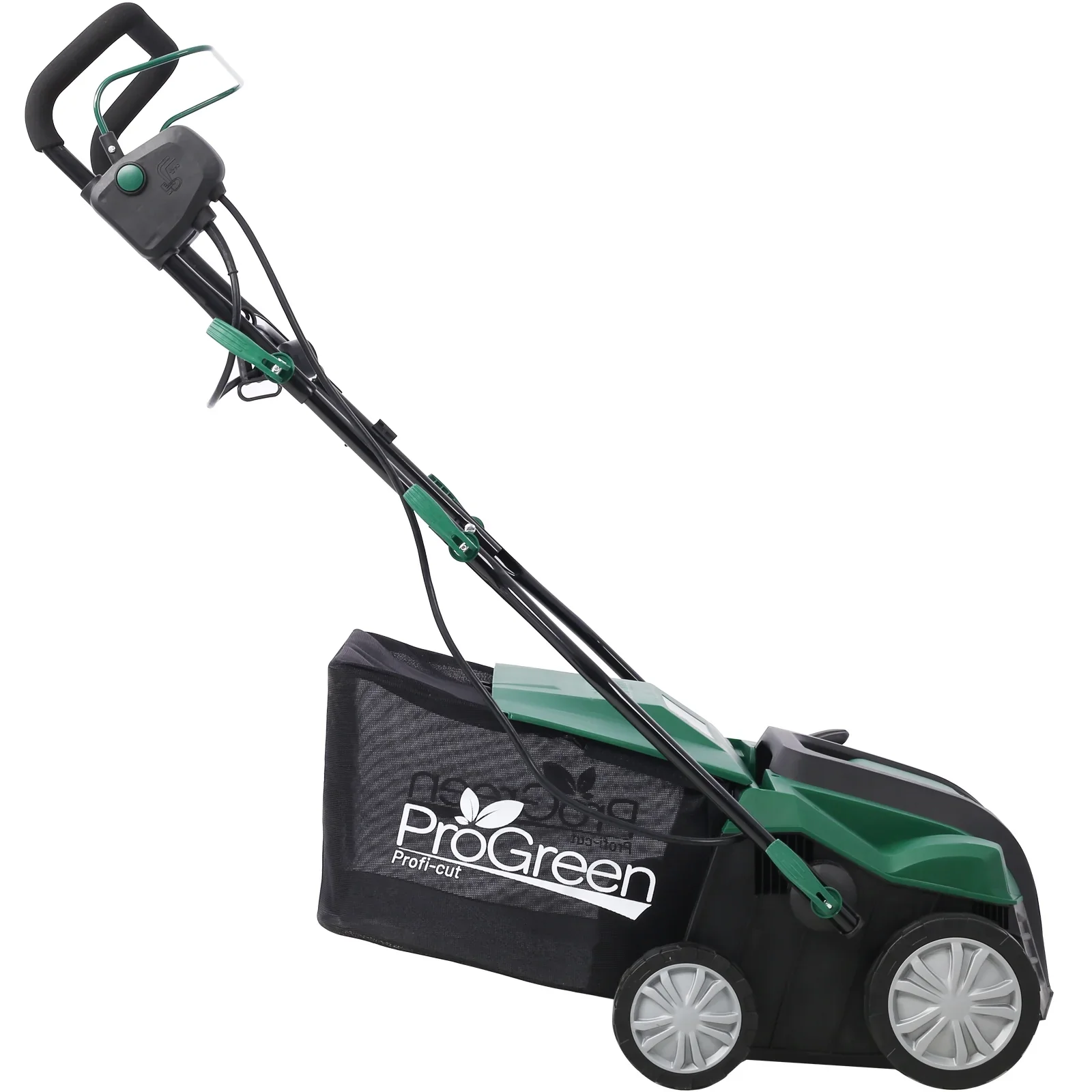 Dethatcher and Scarifier, Seizeen 16-Inch Lawn Dethatcher Scarifier 2-IN-1 Gardening Equipment, Powerful 15 Amp Electric Dethatcher & Scarifier, Height Adjustable, 58QT Removable Thatch Bag