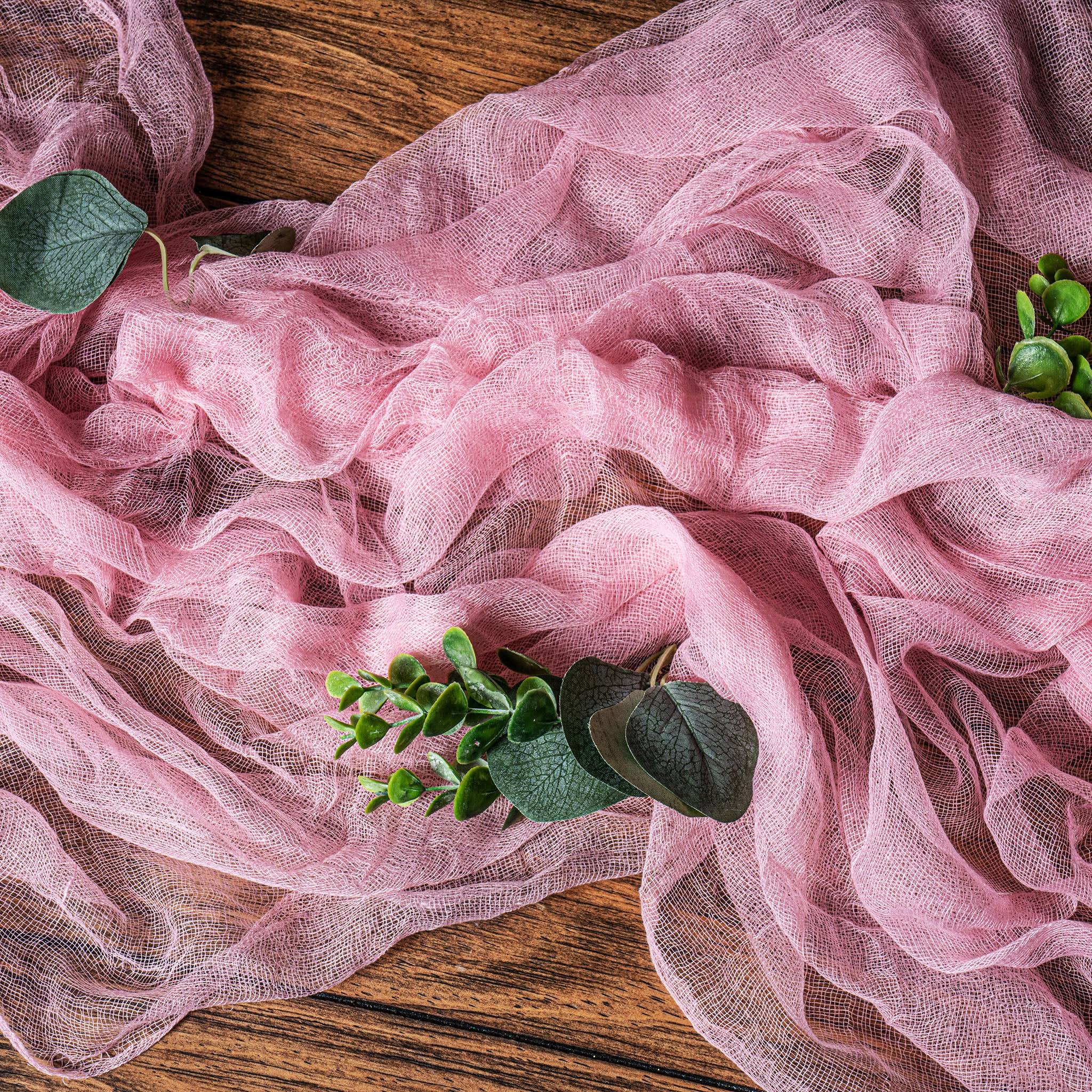 CV Linens Cheesecloth Table Runner 25