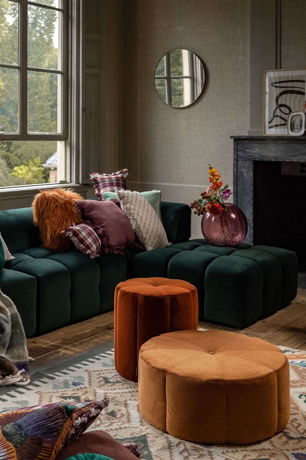 Marquis modulaire bank Salvador dark green