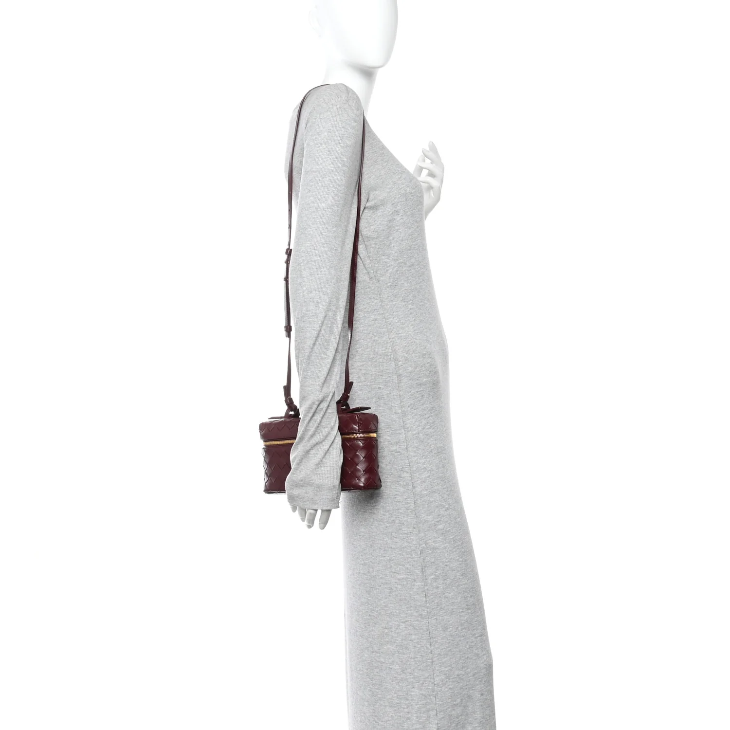 Nappa Intrecciato Bang Bang Vanity Case Barolo