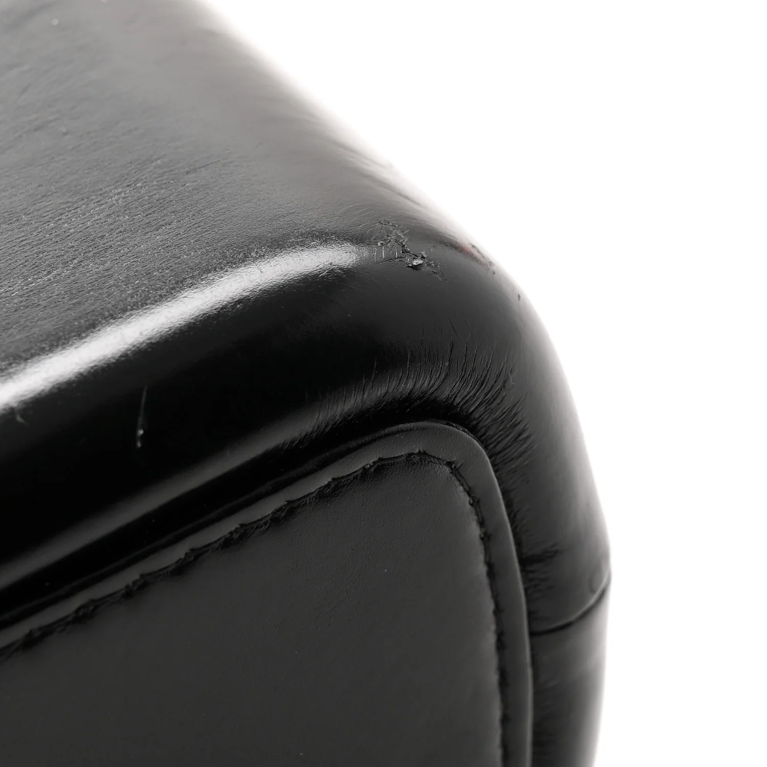 Aged Calfskin Quilted Large Gabrielle Hobo Black