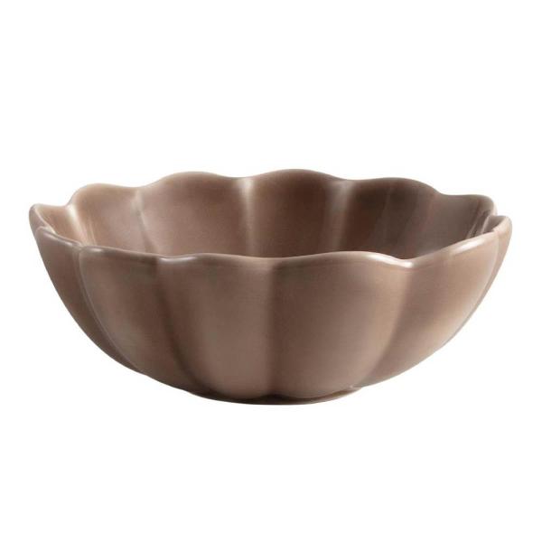 Lotus skål 16 cm brun