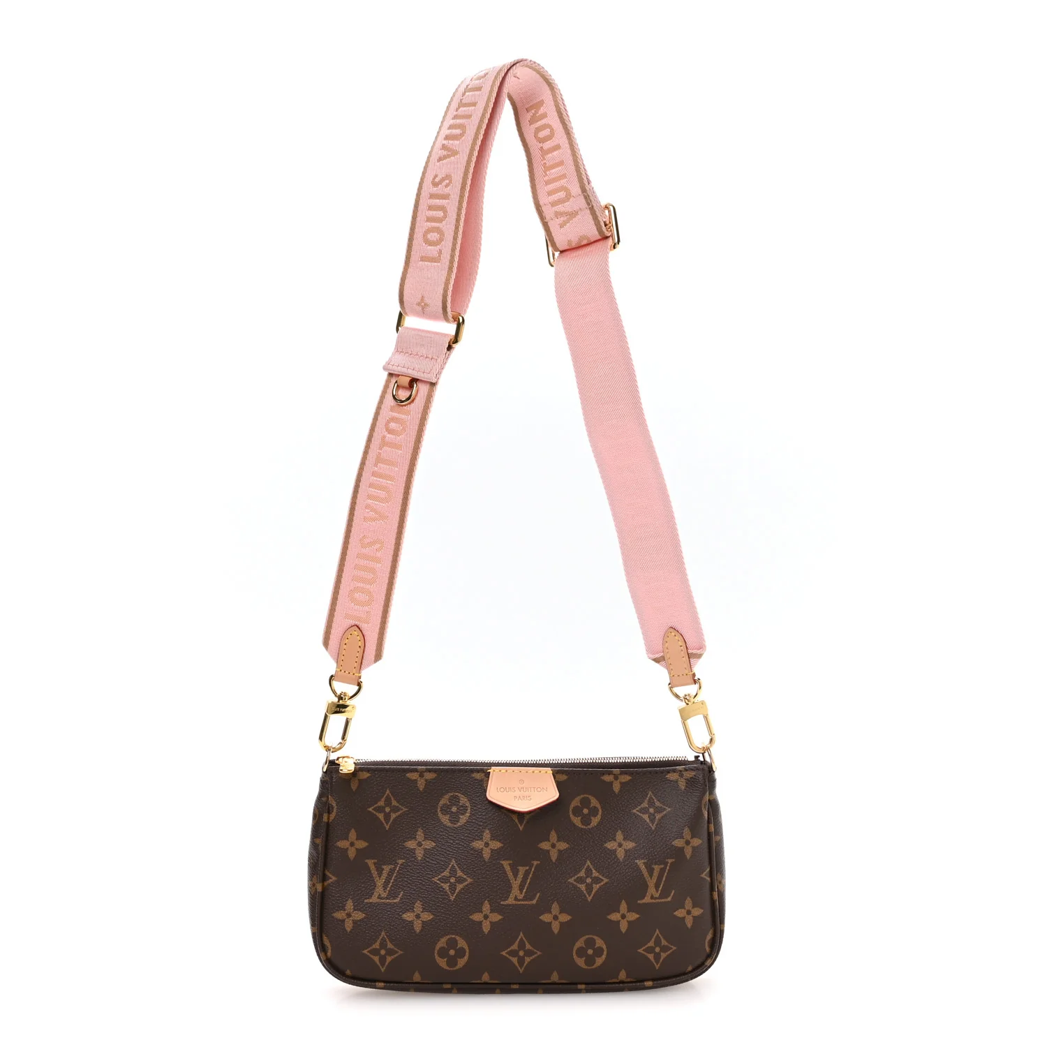 Monogram Multi Pochette Accessories Large Pochette Rose Clair