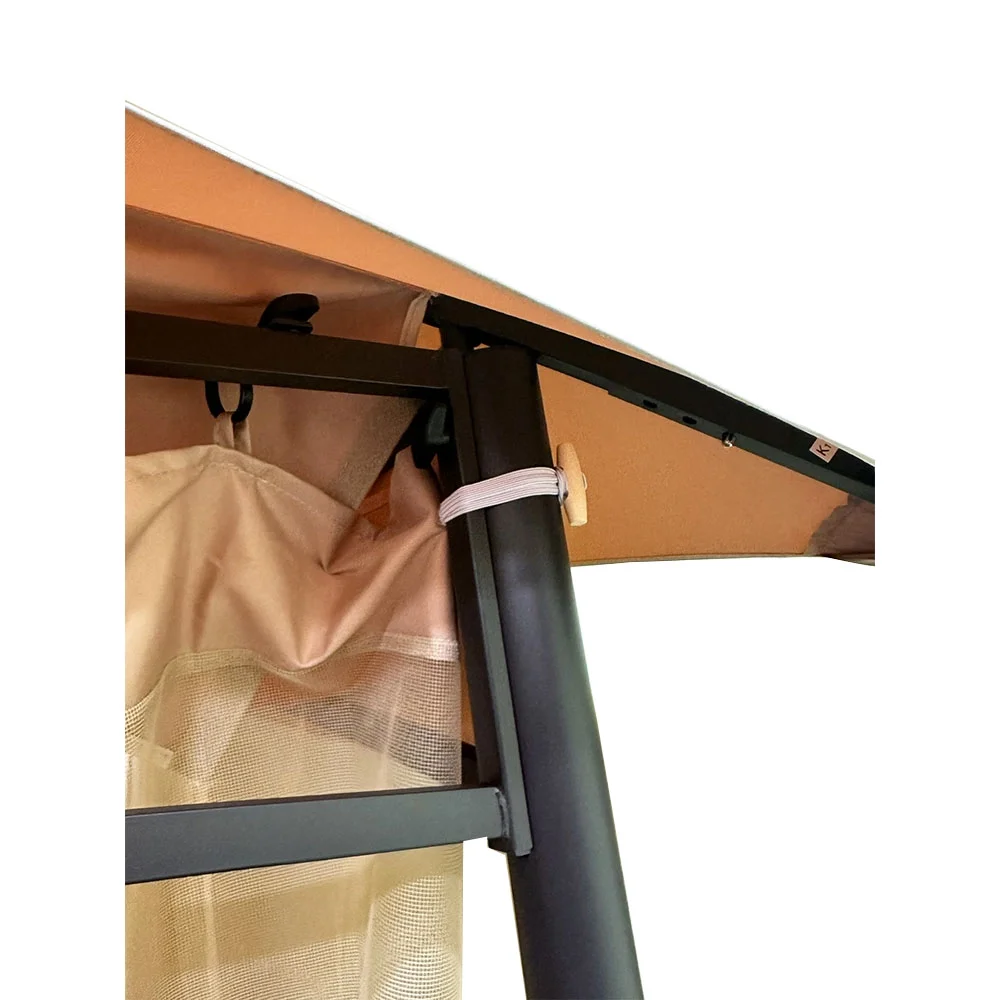 Garden Winds Replacement Canopy Top Cover Compatible with the Fab Based 10' x 12' Straight Leg Gazebo - Riplock 350