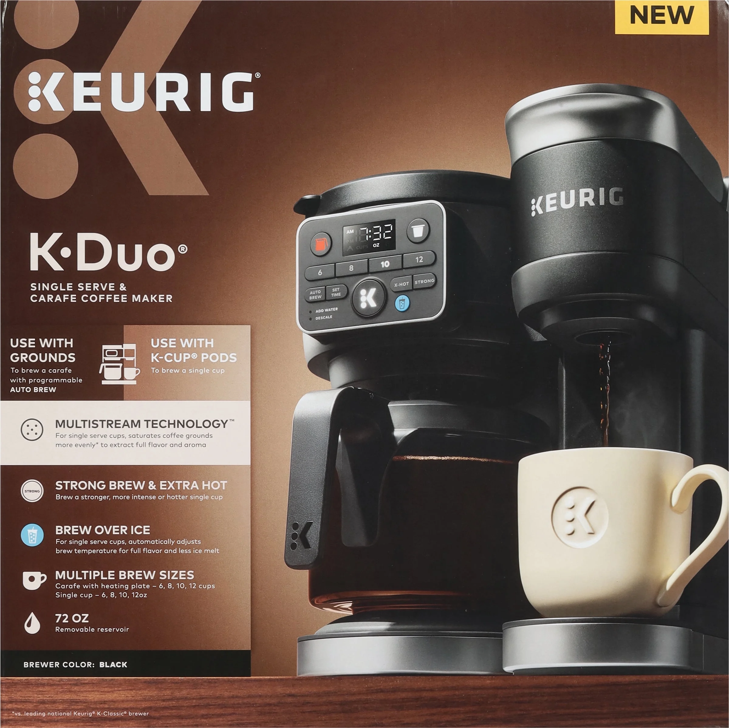 Keurig K - Duo Gen 2 Hot & Iced Single Serve & Carafe Coffee Maker