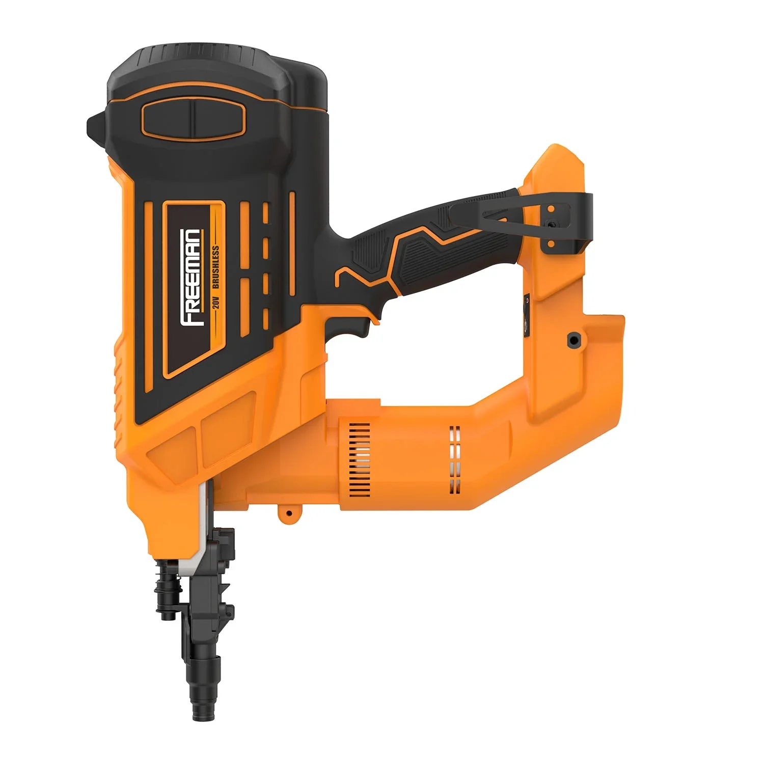 Freeman PE20VTCNPN 20 Volt Cordless and Brushless 3 Single Pin Concrete Nailer (Tool Only) �C 750 Shots per Charge