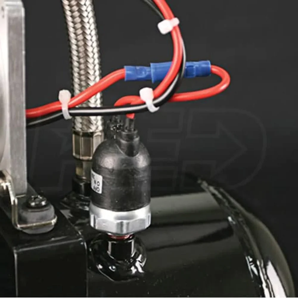 VIAIR 275C 12 Volt 1.5 Gallon 120 PSI Aluminum Fast Fill Air Source Kit, Black