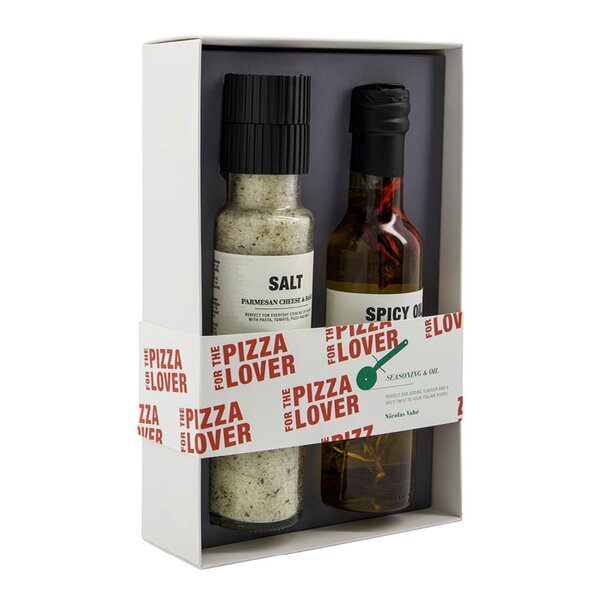 Gaveeske Pizza Kit krydder og olje
