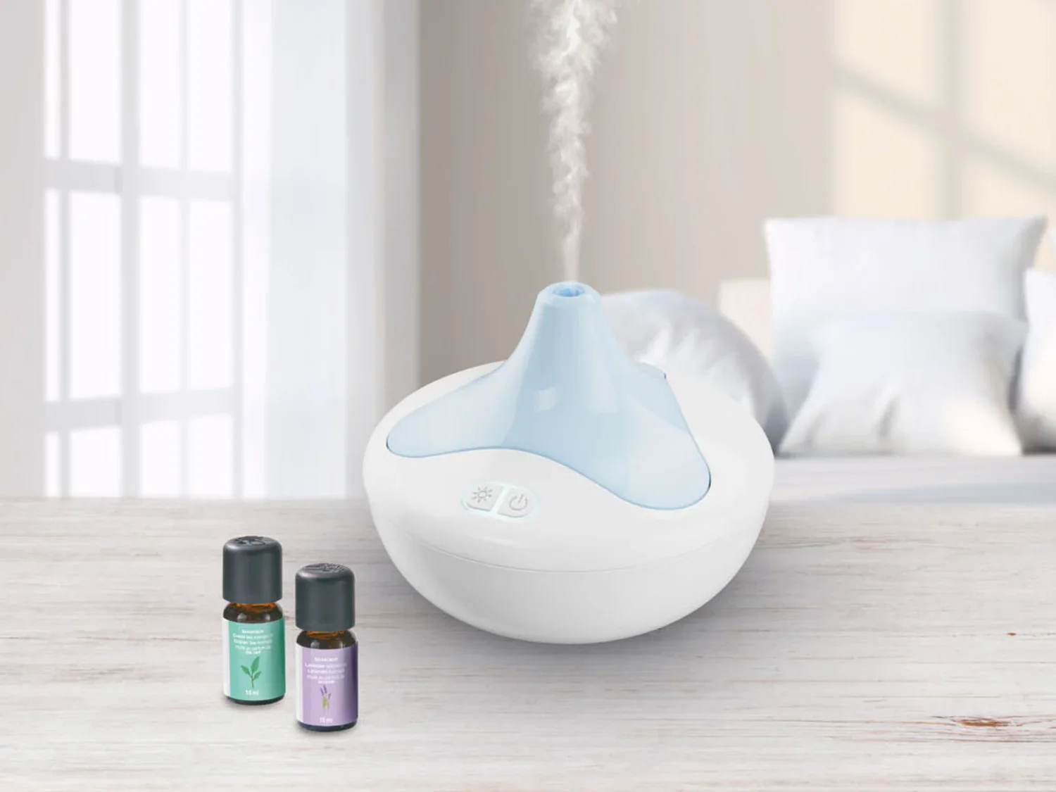 SILVERCREST PERSONAL CARE Diffuseur d'armes  ultrasons, avec huiles aromatiques