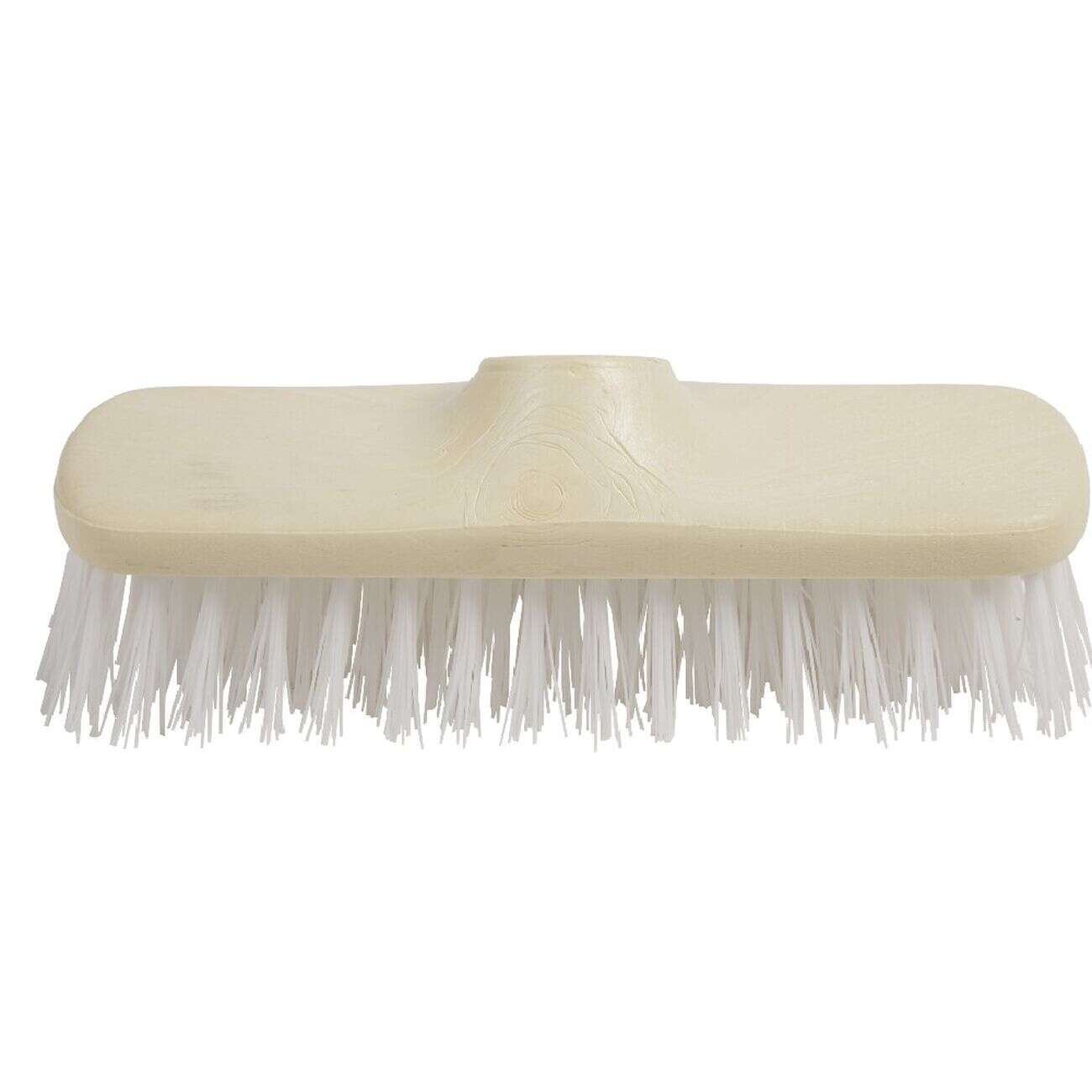 Tête de balai brosse beige et blanc