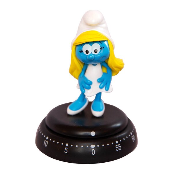 Mekanisk timer Smurfen blå