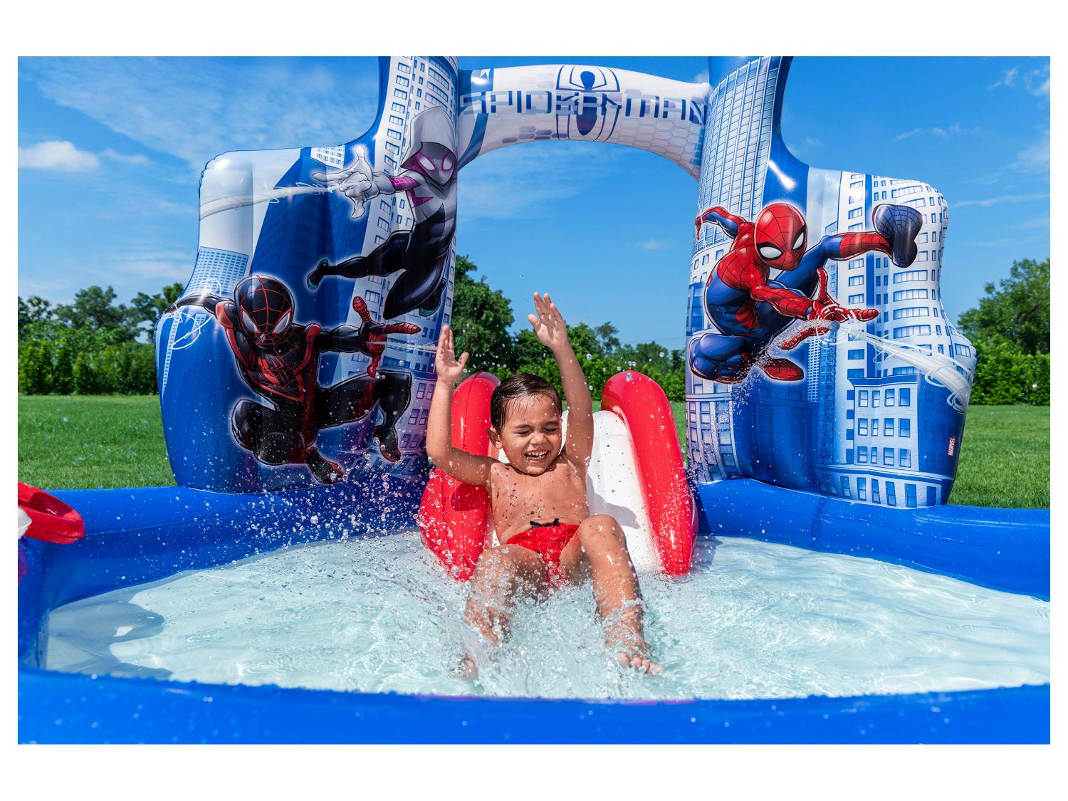 Bestway Aire de jeux gonflable Spider-Man ou Princesses Disney