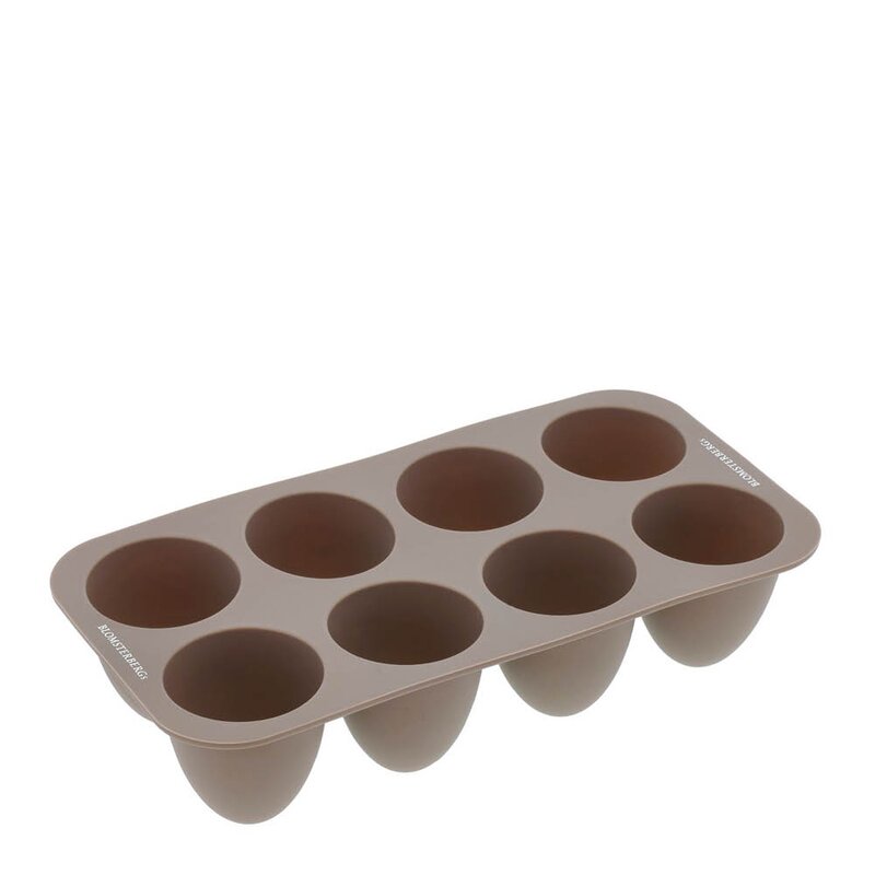 Skumrakettform classic 8 stk silikon latte