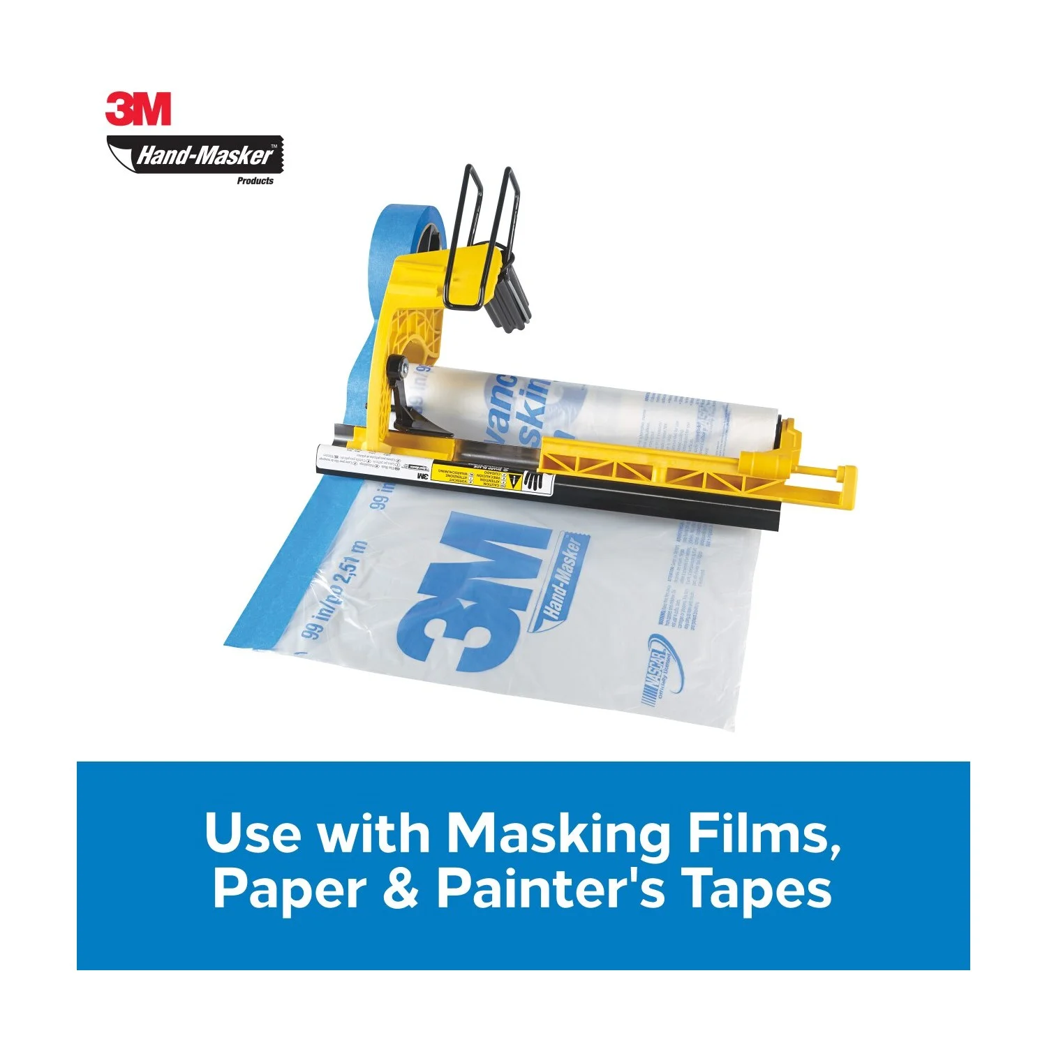 Hand-Masker Masking Film Tape, Job Prep, Paint Supply, M3000-PAK-SC, 1 Kit - Image 6