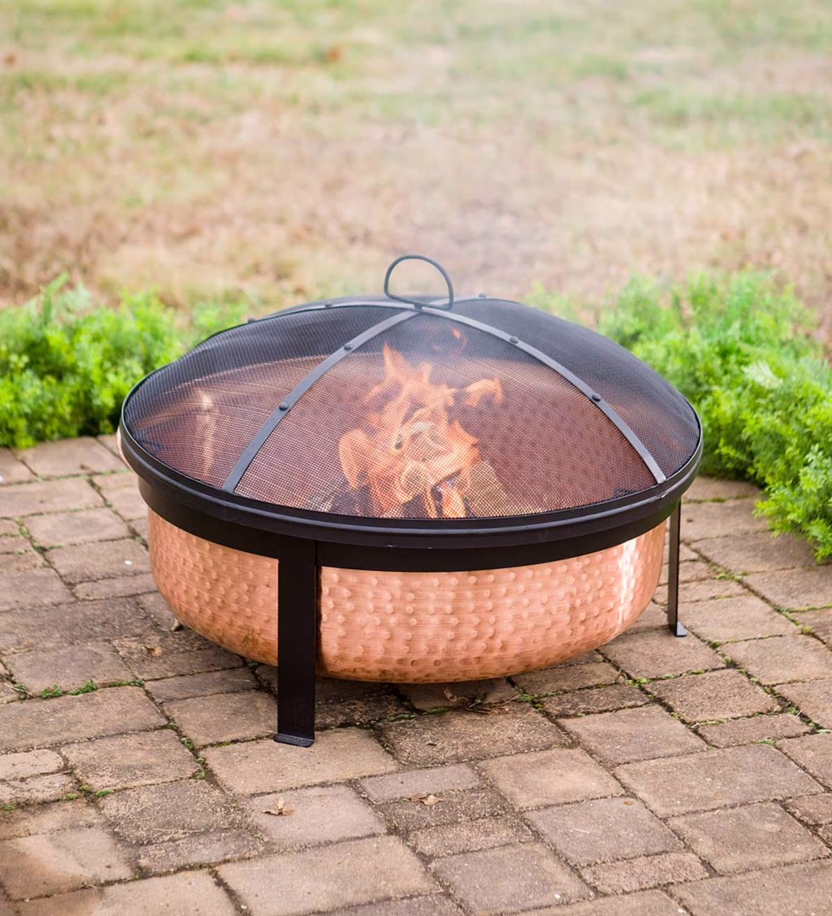 Better Homes & Gardens Wood Burning Copper Fire Pit, 30 - Inch Diameter and 22 - Inch Height
