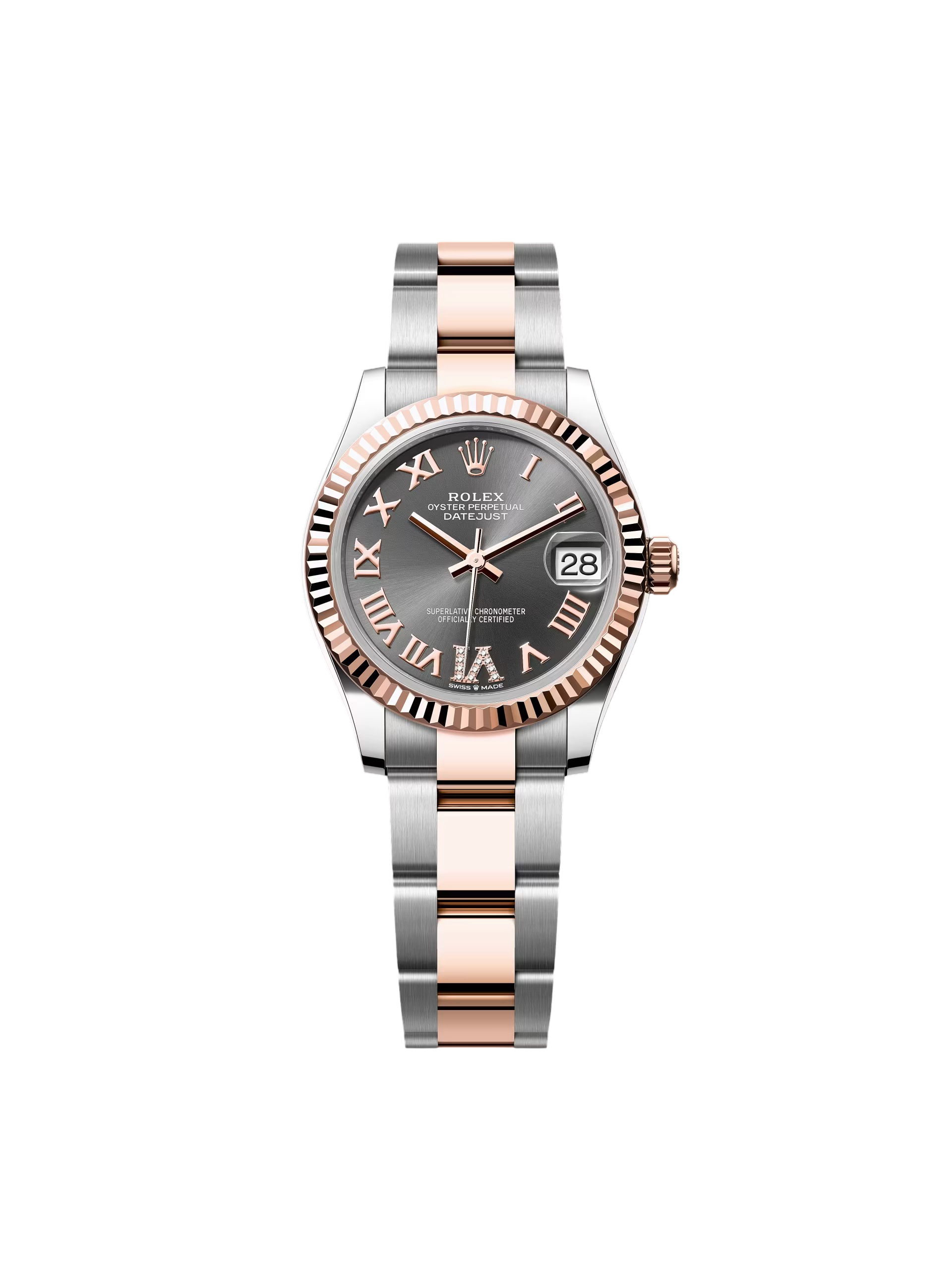 【Super Clone】RLX Datejust m278271-0029/0030 Slate 31mm Dial Oyster Bracelet Watch