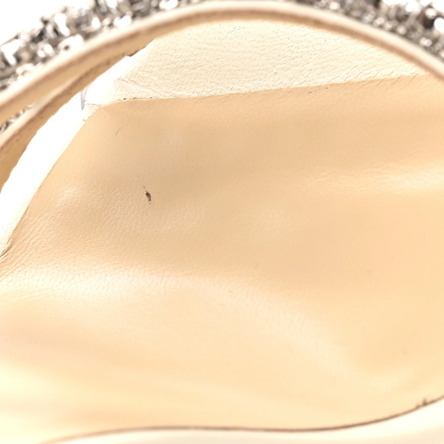 Nappa Crystal Josefine 100 Sandals 39 Latte