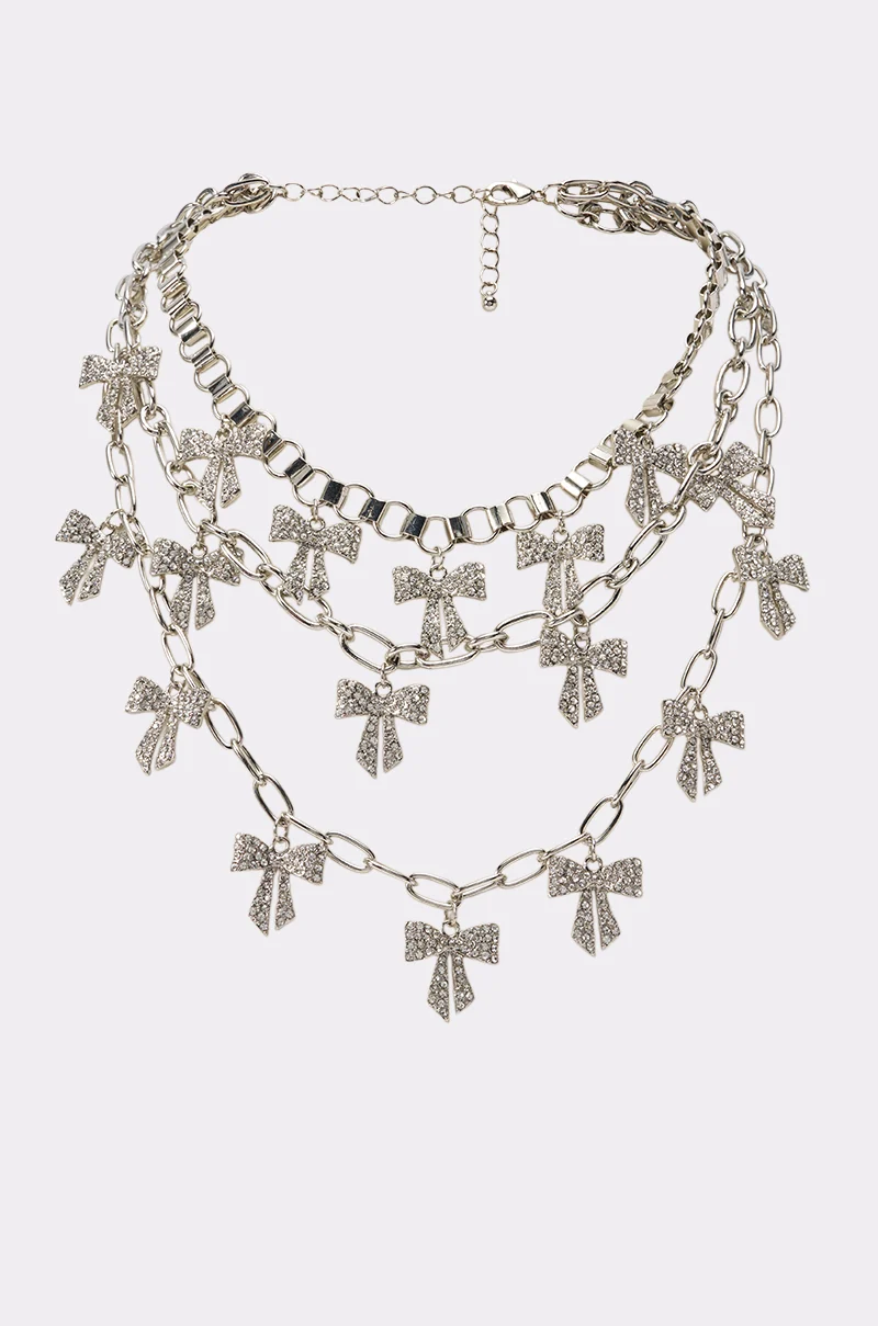 TIED IN A BOW NECKLACE - Akira Store
