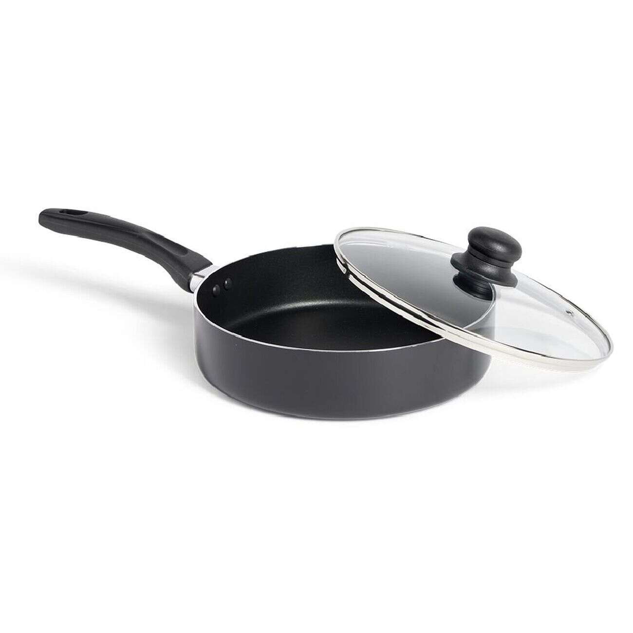 Sauteuse tous feux sauf induction aluminium noir Ø24cm