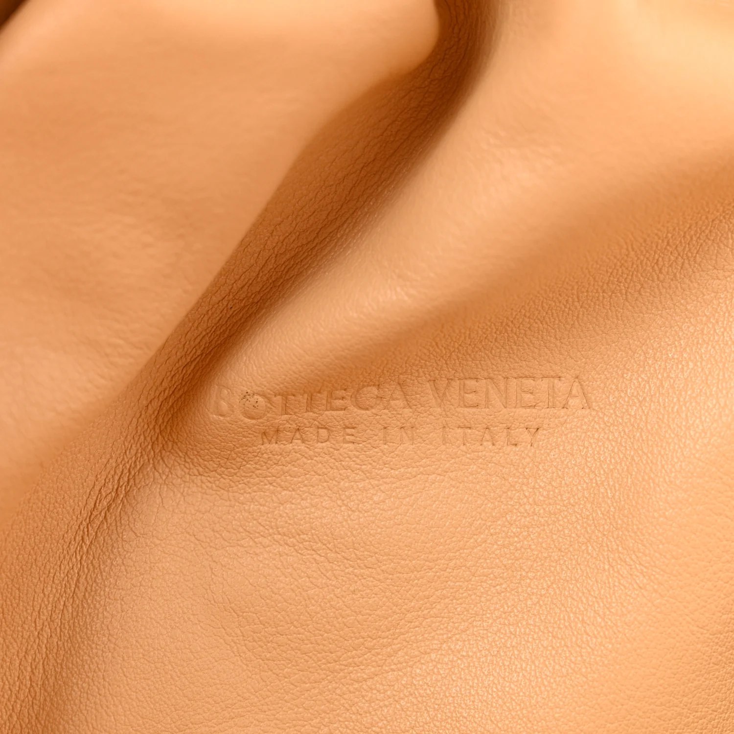 Smooth Butter Calf The Pouch Oversized Clutch Biscotto