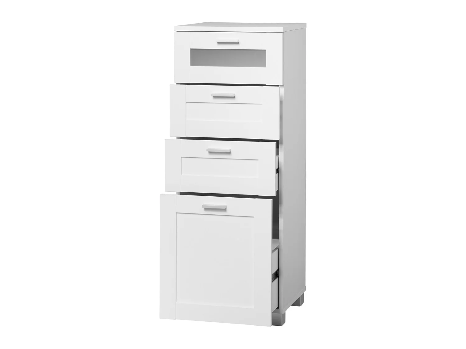 LIVARNO home Meuble de salle de bains Basel, 37 x 97,9 x 34,8 cm, blanc