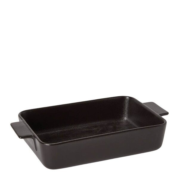 Ildfast form porselen 31x18 cm svart