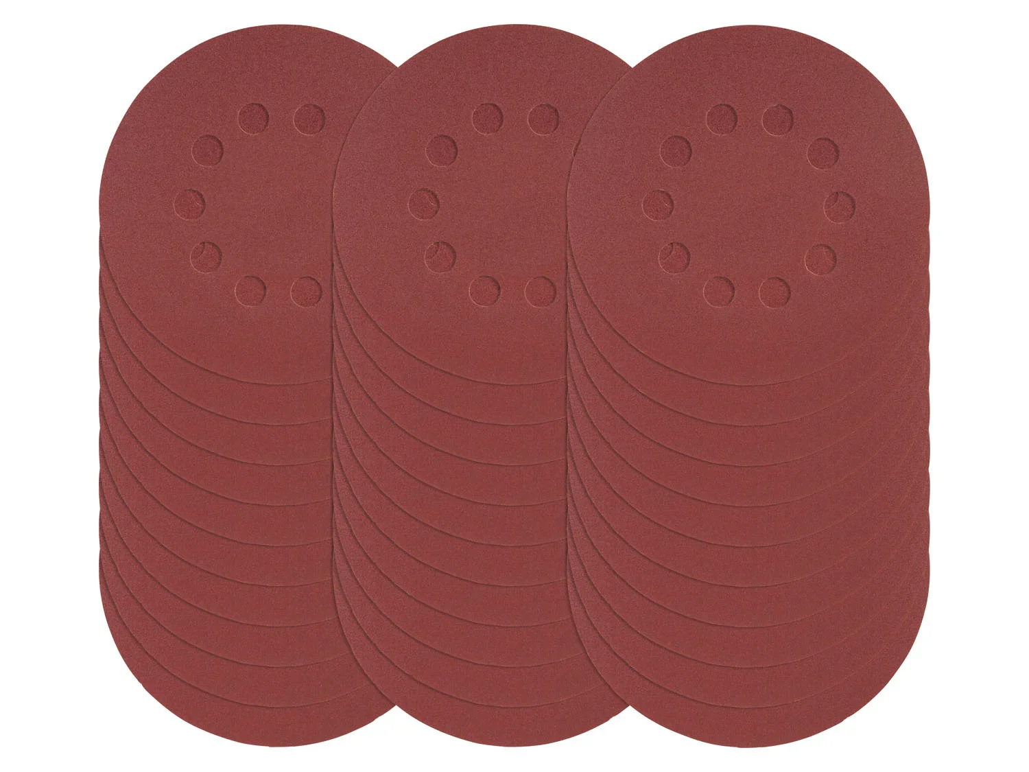 PARKSIDE Set de feuilles abrasives, pour meuleuses excentriques