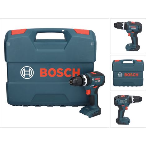 Bosch Professional – Perceuse-visseuse à percussion sans fil 18V – Moteur Brushless – Couple 55Nm pour perçage bois, métal, maçonnerie – Coffret inclus - 18V-55 — vue 1