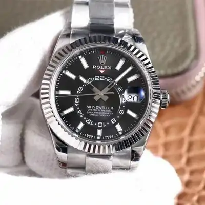 Rolex Sky Dweller M326934-0005 Noob Factory Black Dial