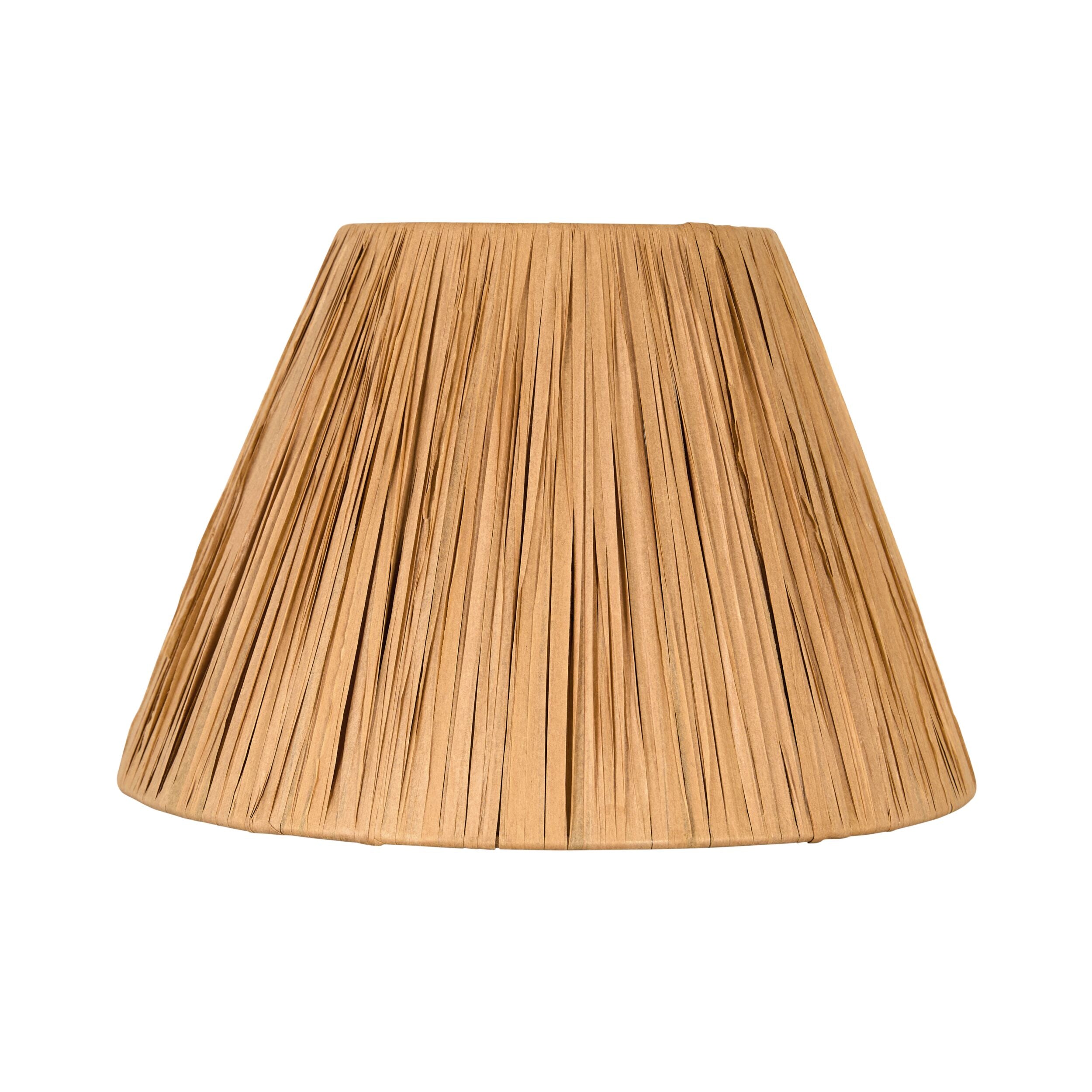 Tapered Raffia Shade 25x13x17cm