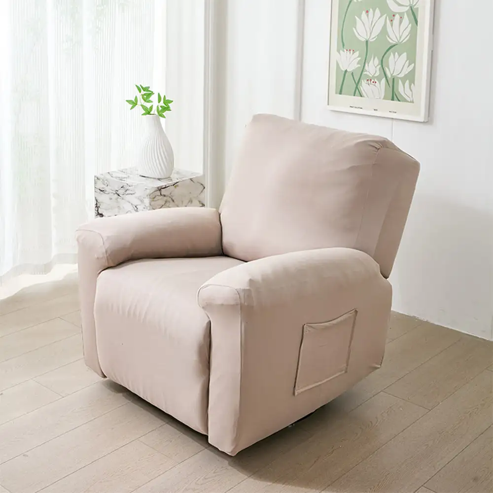 Water-Repellent Scratch-Resistant Elastic Full-Coverage Recliner Couch Cover