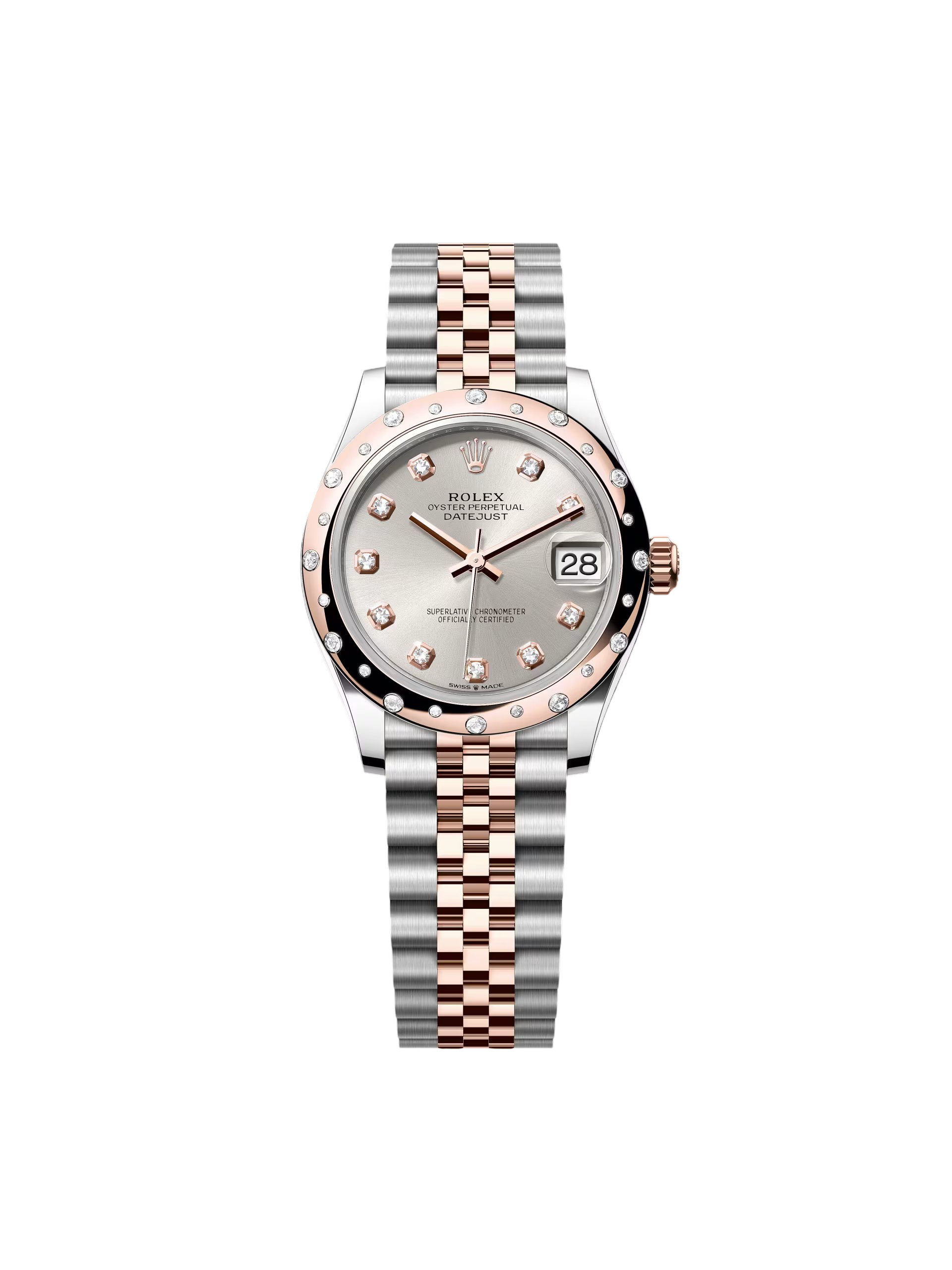 【Super Clone】RLX Datejust m278341-0015/0016 Silver Dial 31mm Oyster Bracelet
