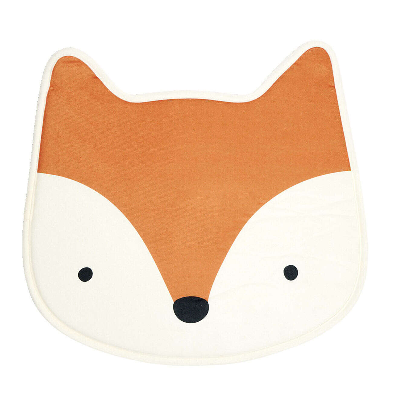 Tapis enfant antidérapant tête animal Ø50cm - 3 modèles