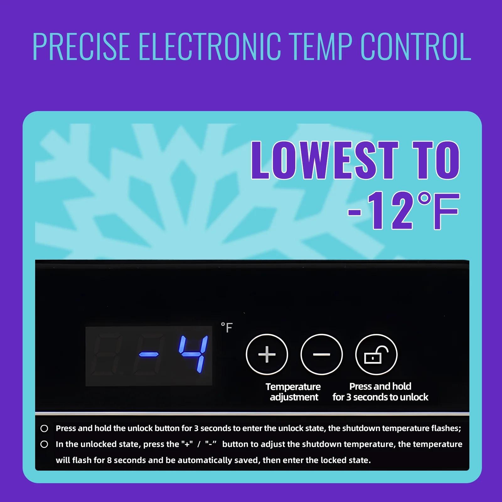 4.0 Cu.ft Deep Freezer Top Open Door Compact Freezer with 2 Removable Storage Baskets Black(4.0 CU.FT/BLACK) - Image 4