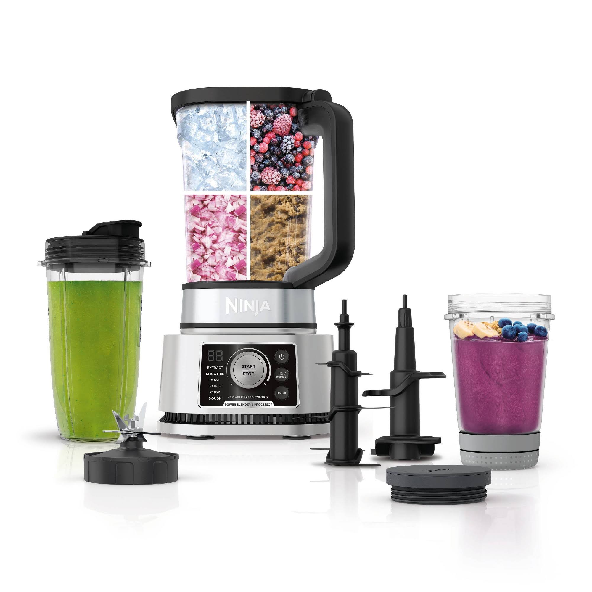 Ninja Foodi Power Blender & Processor System with Smoothie Bowl Maker