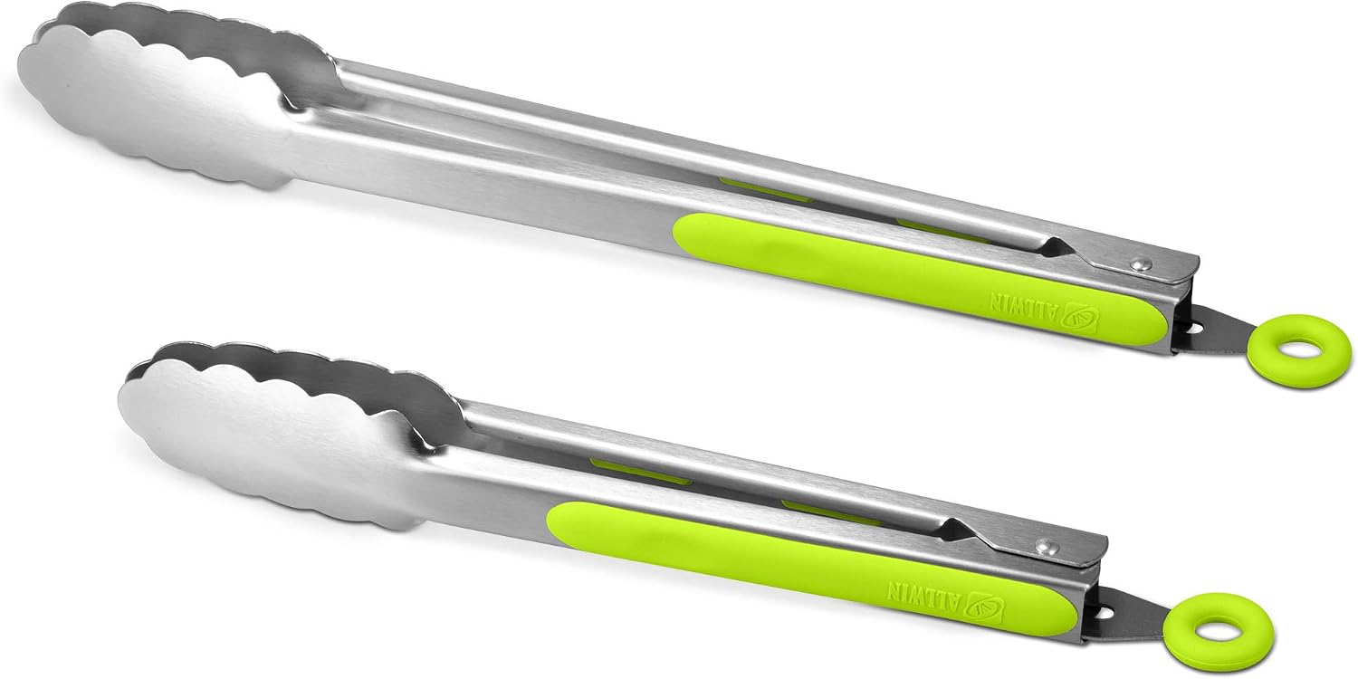 304 Stainless Steel Kitchen Cooking Tongs, 9