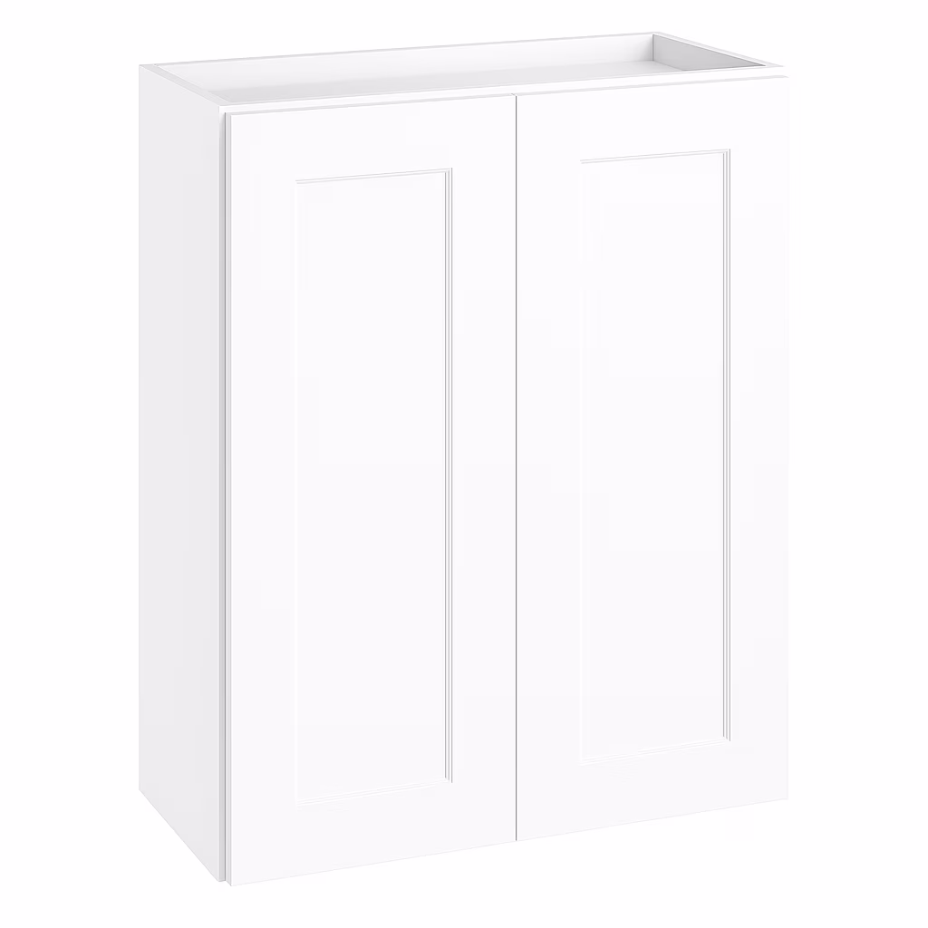 Brookings Ready to Assemble Shaker Wall Kitchen Cabinet (27" x 36" x 12"), Sherwin Williams? White(Sherwin Williams? White)