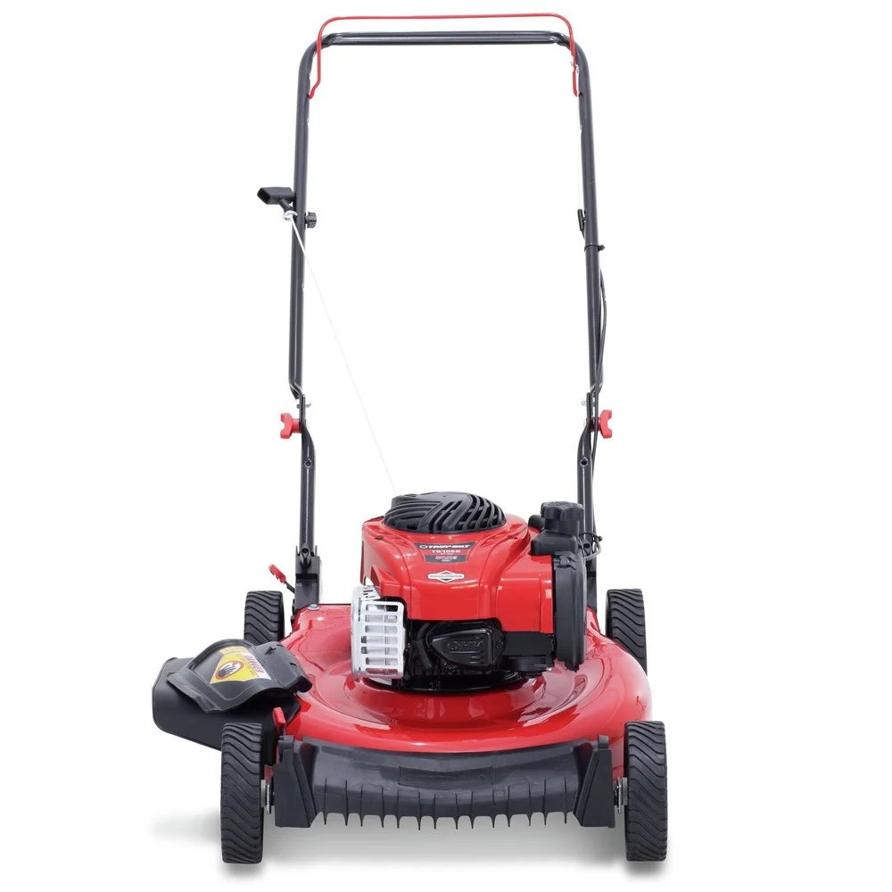 TROY BILT 21 140cc Gas Powered Push Walk - Behind Mower, Triaction Cutting System
