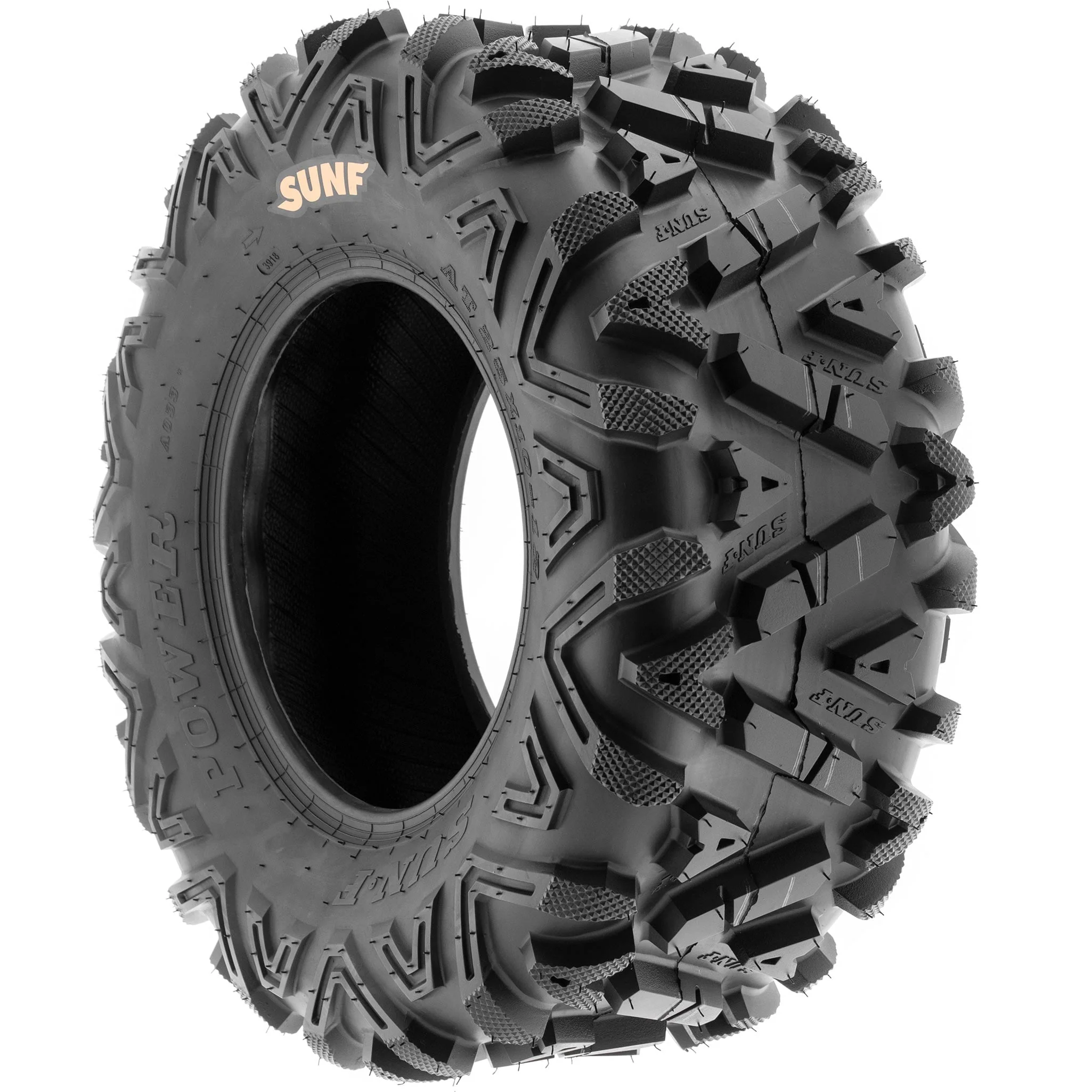 Sunf All-Terrain ATV UTV Tires 25x10 - 12 25x10x12 6 PR A033 (Pair of 2)