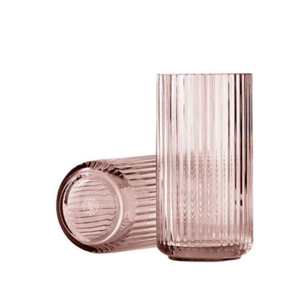 Vase i glass 20,5 cm burgundy