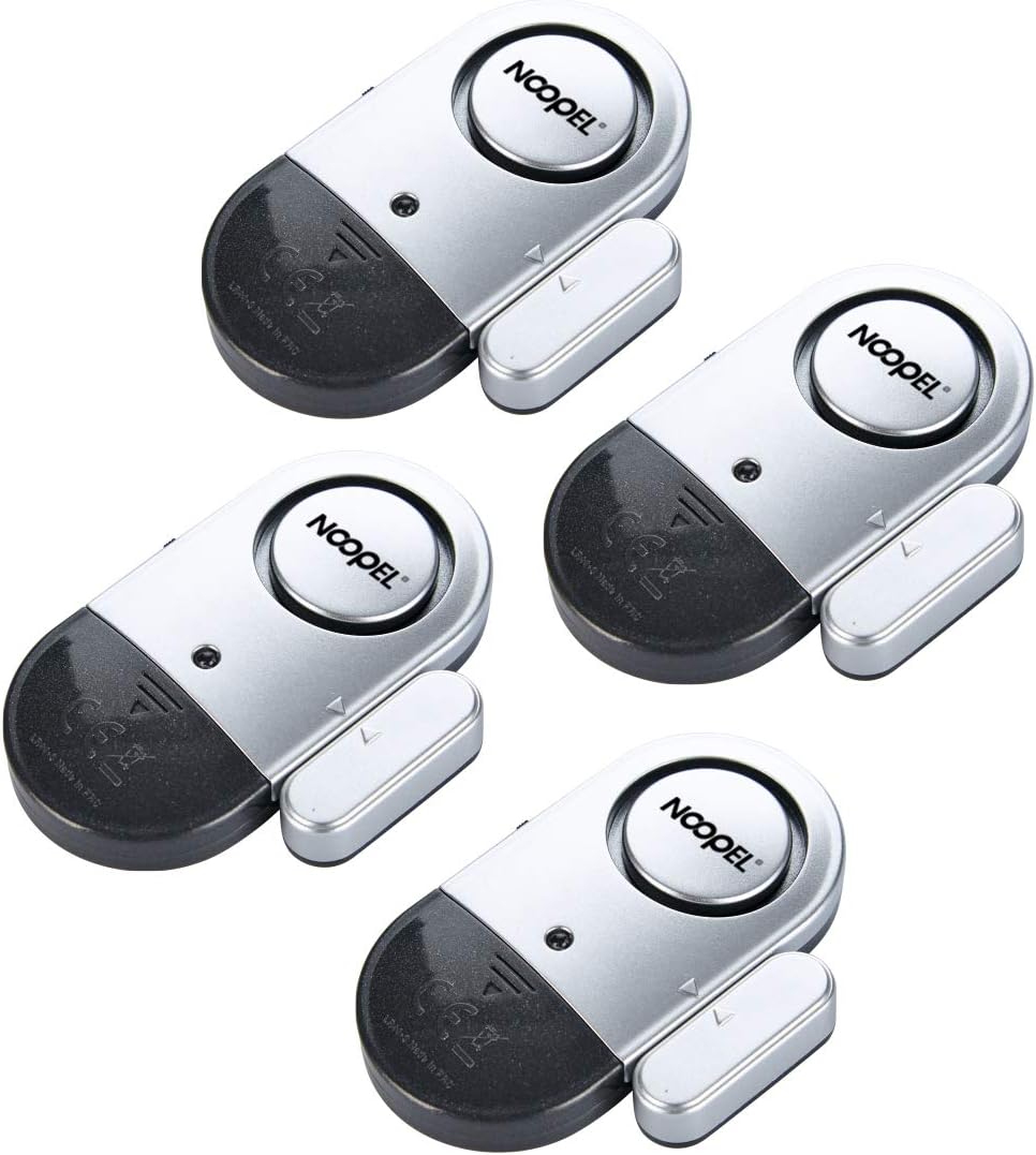 Door Alarms for Kids Safety, 6 Pack 120dB Pool Alarm Sensor for Doors and Windows, Window Alarms for Home Security, Burglar Intruder Entry Alert for Toddlers Personal Security