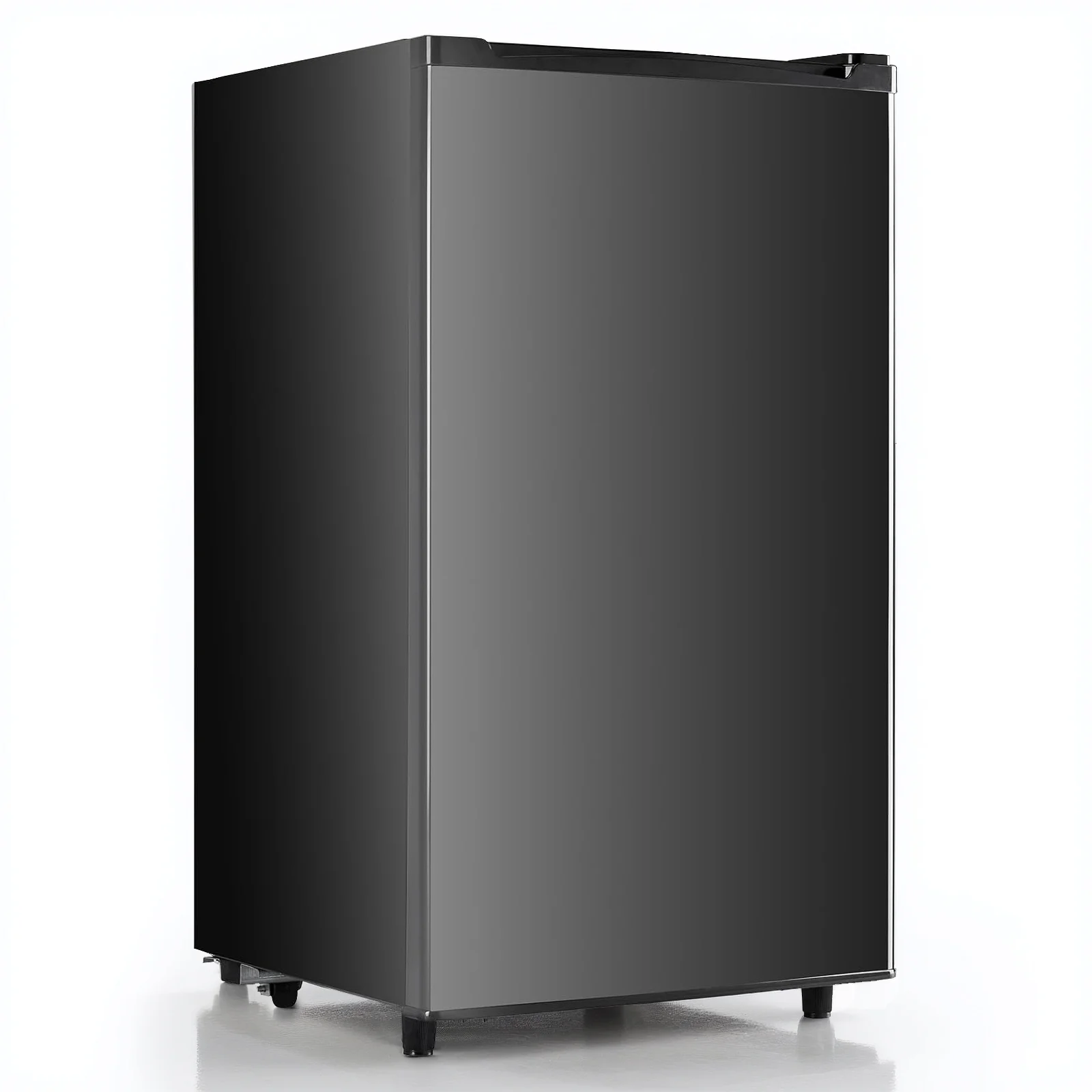 Upgraded Mini Fridge with Freezer, Compact Single Door, 3.2 Cu.Ft , Adjustable Thermostat, Low Noise, Perfect for Bedroom, Dorm, Office, 17.5" D x 17.7" W x 31.5" H, Black(Black) - Image 2