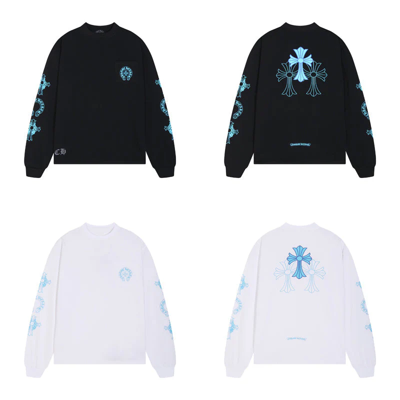 Chrome Hearts Men's Long-Sleeve T-shirt Sweatshirt K8018