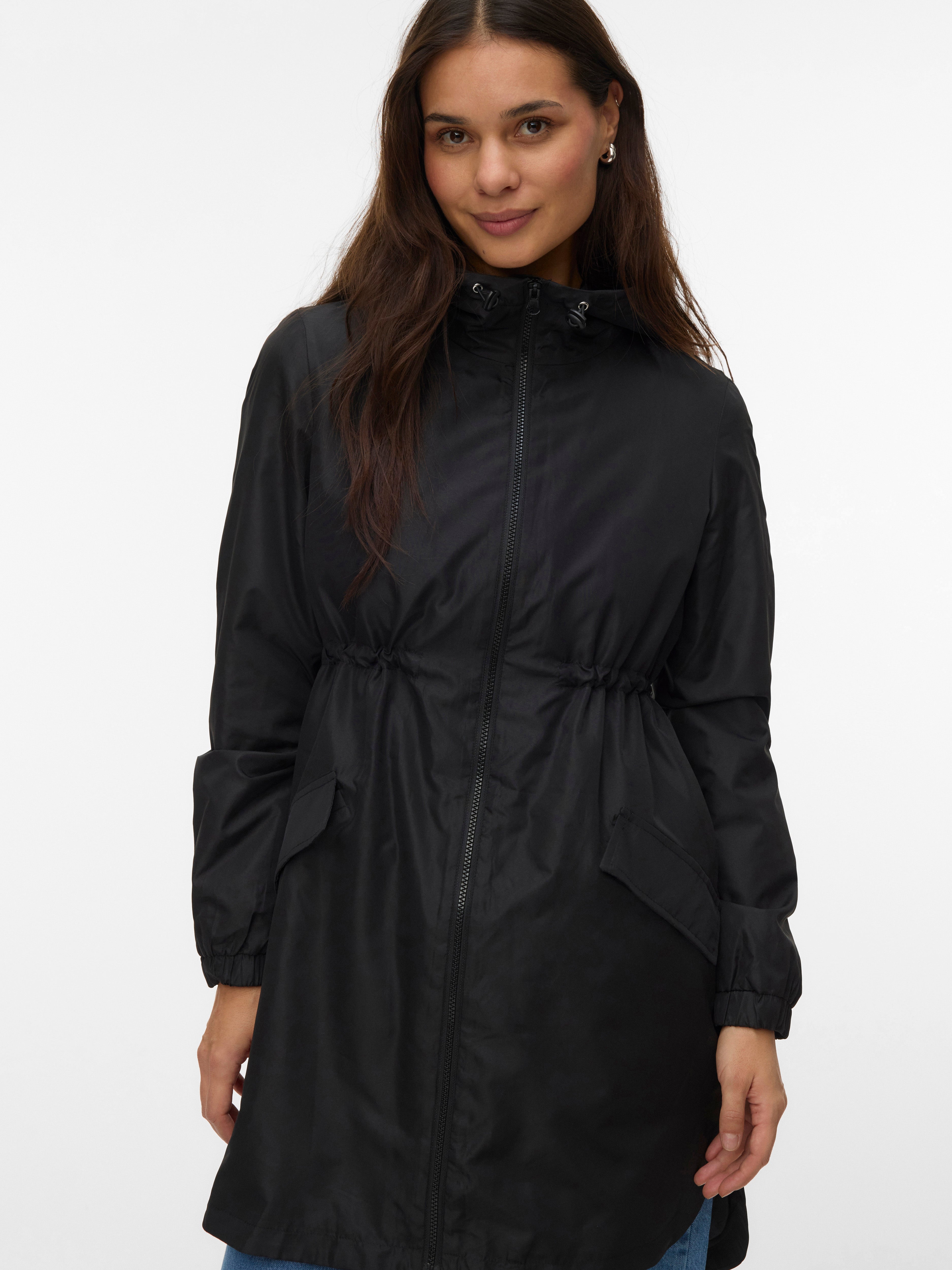 VERO MODA® High stand-up collar Elasticated cuffs Coat