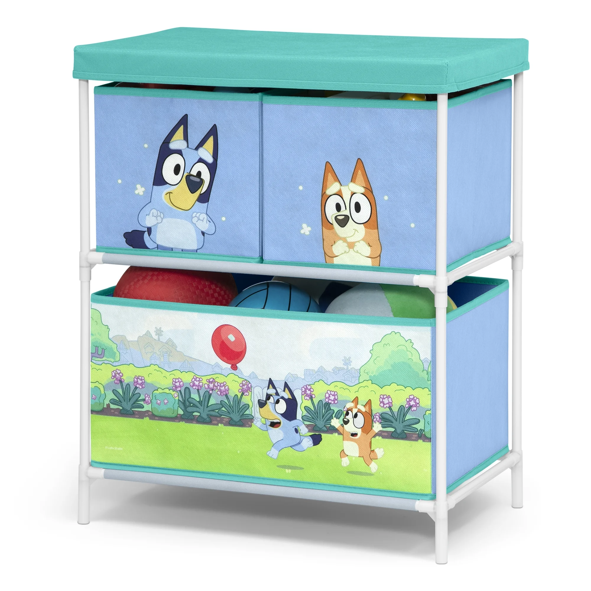 Bluey 3 - Piece Toddler Bedroom Set by Delta Children, Blue