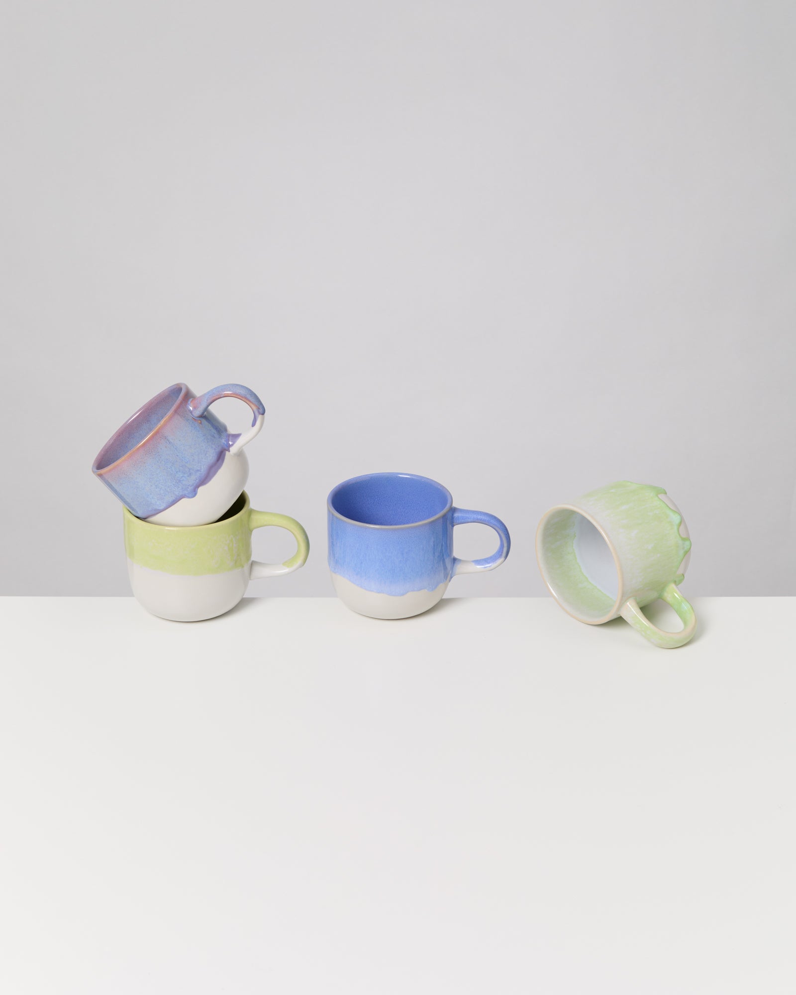 COIMBRA - LARGE MUG VIBRANT GLOW MIX SET OF 4